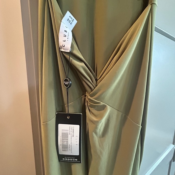 Olive Green Maxi Gown - Picture 5 of 8